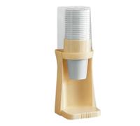Cup Dispenser Wall Mount, No Drill Paper Cup Holder, Transparent Rack | dispossable Cup Holder, Dustproof Storage Rack, Transparent Wall Mount for Home Office School Kitchen Hospital Gym Cafe Store