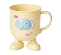 Cup for Brushing Teeth, Elephant Bathrooms Cups Toothbrush Holder, 3,43 x 3,07 pulgadas Cartoon Reutilizable Drinkware, Bathroom Accessories, Teeth Cleaning Supplies, Coffee Mug for Kids