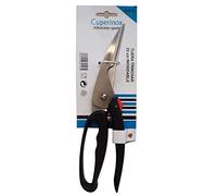 CUPERINOX® Kitchen Pro Tijeras de Cocina Profesionales 25 cm Tijeras de Trinchar Mango Ergonómico Negro Tijeras para Pollo y Huesos Acero Inoxidable Apto Lavavajillas