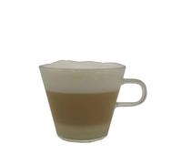 Cuperinox Tazas de Café Latte de Cristal 270ml (Set de 2) - Apto para Lavavajillas y Microondas - Aroma Series