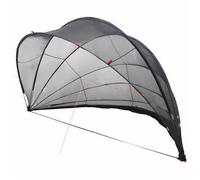 vidaXL Cúpula para piscina Manual Negro 592 x 590 x 275 cm