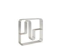 AYTM Estantería de pared cuadrado Curva Plata