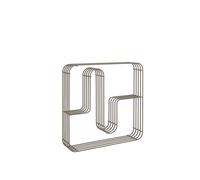 AYTM Estantería de pared cuadrado Curva Taupe