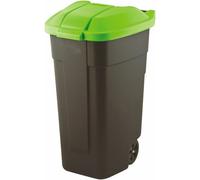 Curver 214125 papelera 110 l rectangular plástico negro, verde