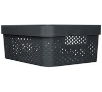 Curver Bandeja Infinity 11 l, gris antracita, 35,6 x 26,6 x 13,6 cm