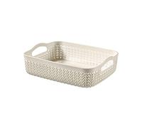 CURVER Bandeja organizadora Knit A5, Blanco Oasis, 23.7x17.8x5.4 cm, 234661