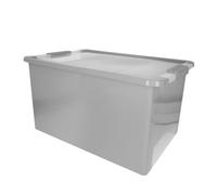 Curver – Cajas de almacenaje Bi-Box con tapa, 3–40 L, opaca/transparente, apilables y cierre seguro