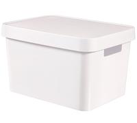 Curver - caja organizadora infinity con tapa y con asas lisa 17l. - co