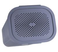 Curver - Cubo de Basura Essentials 40L. con Separador Cuadrado - Color Gris y Antracita - con Pedal