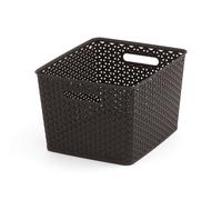 Curver cesta en plastico caja de almacenamiento 196897 colór: marrón
