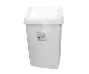 Curver cesto basculante 'click-it' 25l, color gris lux/granitado, dise