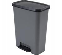 Curver cubo de basura compatta 50l gris