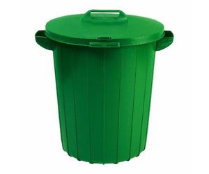 Curver contenedor para residuos 90l verde, ideal para reciclaje y alma