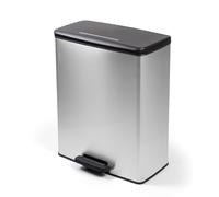Cubo de basura con pedal Slim capacidad 2 x 26 l, H x A x P 622 x 300 x 496 mm