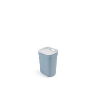 Curver - Cubo de basura de 10 l, listo para recolectar, ideal para sumergir el fregadero, con soporte de pared para pared o puerta, cocina, cuarto de baño, lavadero, 100% reciclado, color blanco