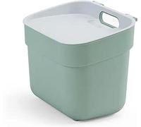 Curver Cubo de basura 5 L listo para recolectar, apto compost, soporte pared/puerta, 100% reciclado