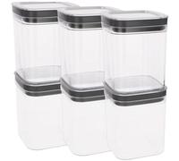 Curver pack 6 botes plástico herméticos multiusos (1,3l)