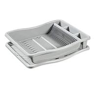 CURVER - Escurreplatos con Bandeja (48 x 10,5 x 38 cm), Color Gris