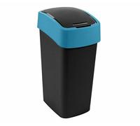 Curver kosz na ?mieci flip bin 25l /czarny /niebieski