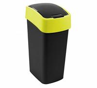 Curver kosz na ?mieci flip bin 45l /czarny /?ó?ty