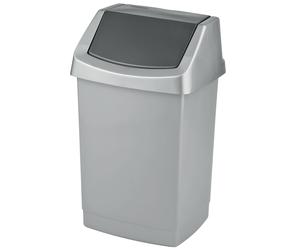 Curver kosz uchylny 'click-it' 25l /srebrny/ grafitowy