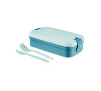 Curver Lunch&Go Contenedor con Cubiertos Azul