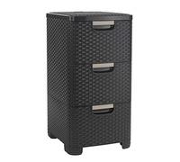 Curver Organizador 3 cajones Choco 33x38x60 cm