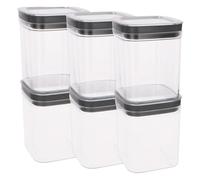 Curver pack 6 botes plástico herméticos multiusos (1,3l)