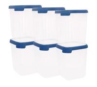 Curver pack 6 recipientes herméticos (2,6l) 15 cm