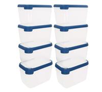 Curver pack 8 recipientes herméticos (2,4l) 20 cm