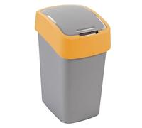 Curver Contenedor de reciclaje Flip Bin Amarillo 45 litros