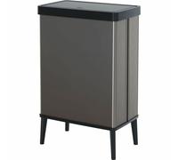 Curver Papelera de pie VERTO Gris perla 54 L