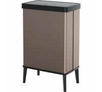 Curver Papelera de pie VERTO Rosa perla 54 L