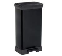 Curver Decobin Papelera Rectangular Negro Carbón 50 L