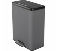 Curver Papelera Duo Rectángulo DECO BIN 52L Antracita