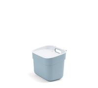Curver - papelera tri ready to collect 5 l, azul/gris, 100% material r