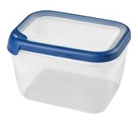 Curver recipiente rectangular 2,4 l transparente azul 20x15x13 cm