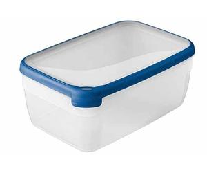 Curver recipiente rectangular 5,4 l transparente azul 28x18x10.5 cm