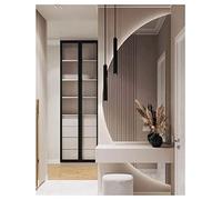 CustomGlass Espejo Semicircular Led 98x41 cm de Pared Diseño Media Luna con Iluminación Decoreativa Varias Madidas Ideal para Recibidor Dormitorio Salón o Baño (Semicircular 98x41 cm)