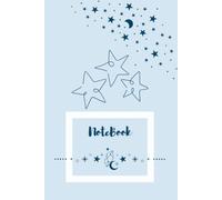 Cute Blue Dot Grid Notebook: 6x9 Dot Grid Notebook for Students, Teen Girls, and Daily Planning - 110 White Pages