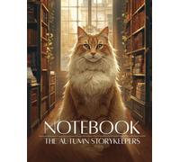Cute Cat Notebook for Book Lovers: Cozy Autumn Writing Journal Inspired by Bookshops and Reading Corners