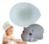 Cute Hippo Silicone Molds Safe Multi-functional Baking Cake Sugar Craft