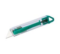 Cúter de Seguridad de Plástico Con Cuchilla Trapezoidal 4135000 Wolfcraft
