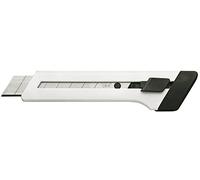 Cúter edding M 18 - 1 cúter en blanco - práctico cúter para las tareas de corte cotidianas - cúter de uso general, cúter para alfombras, cúter para papel pintado - hojas de recambio disponibles