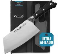 Cutluxe Cuchillo Carnicero 18 cm Cuchillos Jamoneros para Cortar Carne Pesada - Hoja de Acero Alemán Afilada a Máquina - Diseño Ergonómico de Mango Completo - Serie Artesanal