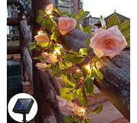 cuzile Luces solares de jardín con poste para exteriores, actualizadas con LED, luces solares decorativas AP8 modos parpadeantes, luces en forma de rosa solar para patio, camino, patio, jardín, césped