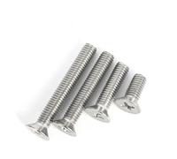 CVAADV 10 unids/lote Cruz Phillips plana cabeza avellanada tornillo M3 .5 M4 M5 M6 M8 M10 304 acero inoxidable GB819(45mm x10pcs,M6)