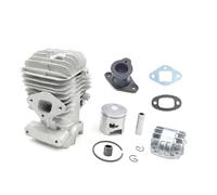 CVFDCCD Compatible con motosierra podadora de mango superior ZENOAH G2500 25CC 2500 2600 STIGA Ama Anova, kit de tubería de colector de pistón y cilindro de 34 mm.