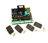 CVFRDD Usar CA PCB Tablero de Brazos automáticos Double Swing Gate Abre Arriba Panel de Control de la Placa Base Tarjeta de la Placa Base(4 remotes)