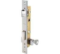CVL Cerradura Metálica Embutir 1975 Entrada 17mm Picaporte y Palanca Cilindro Latón Oval Níquel: Asegura tu hogar con la cerradura metálica CVL, durable y confiable.